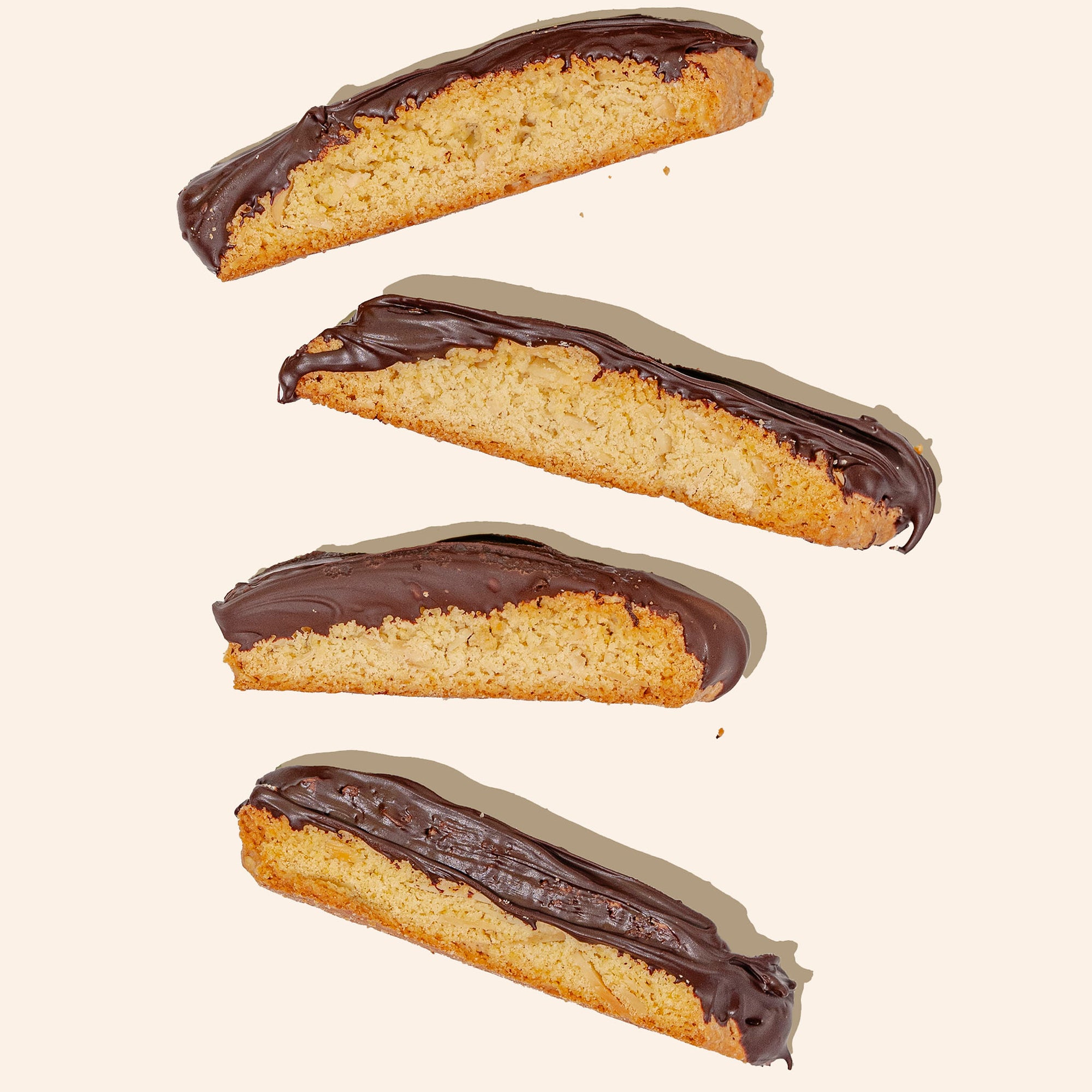 chocolate almond biscotti