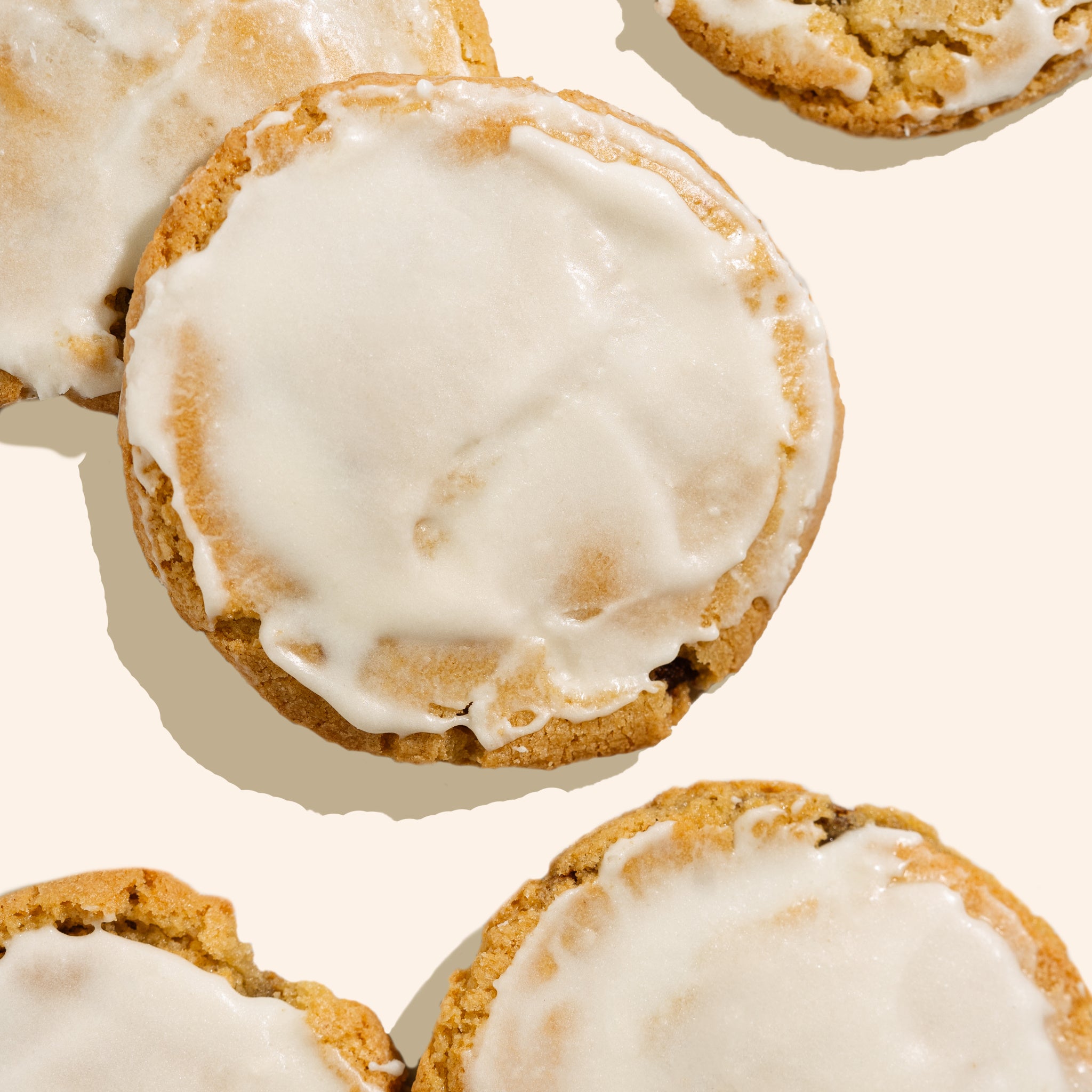 CinnSwriled Cookies Flat Lay