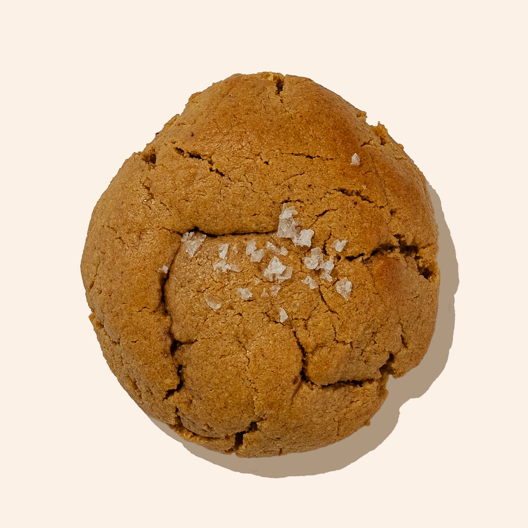peanut butter cookie with maldon sea salt