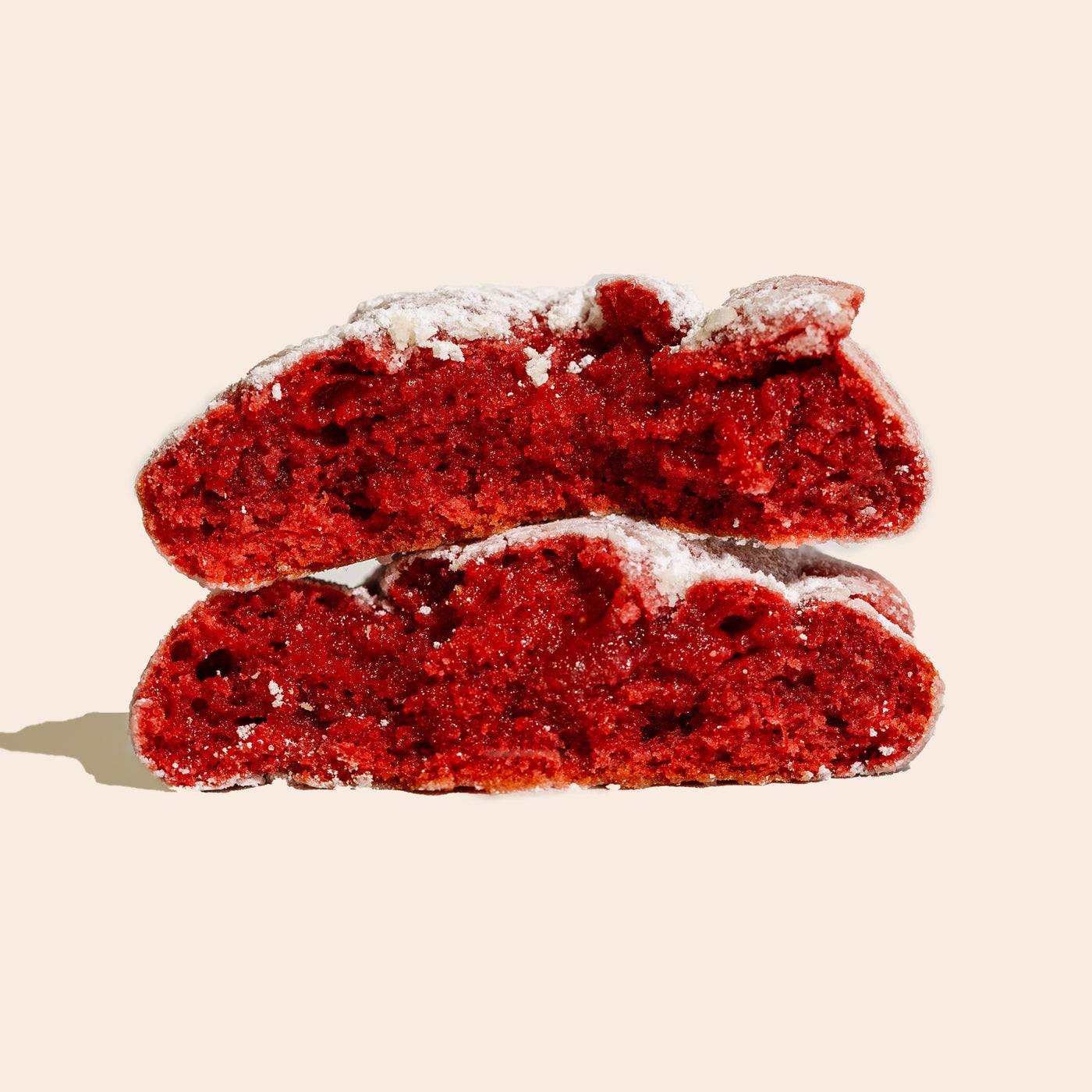 Strawberry Lemonade Pucker up cookie cross section