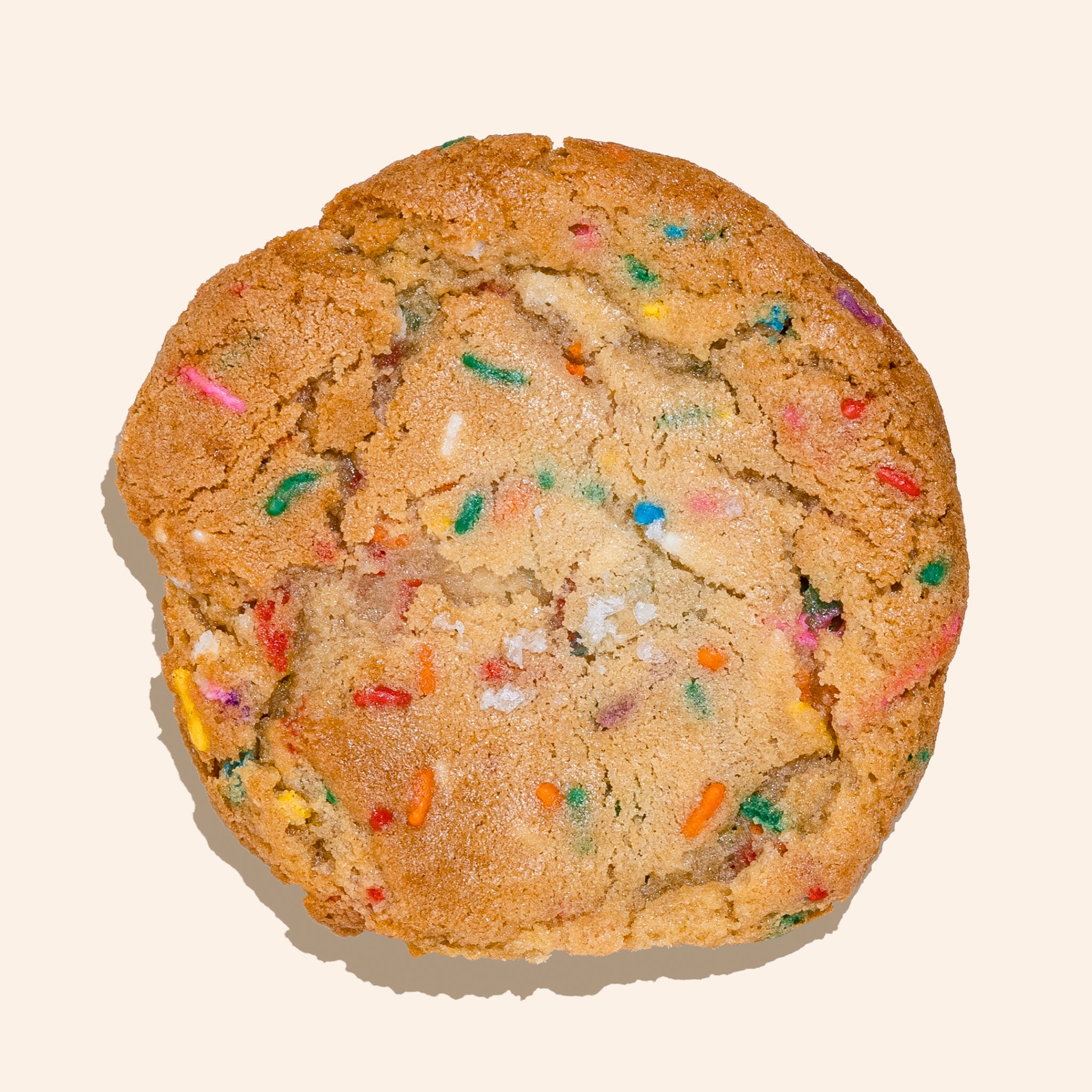 rainbow sprinkle butter cookie