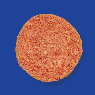 strawberry shortcake cookie closeup