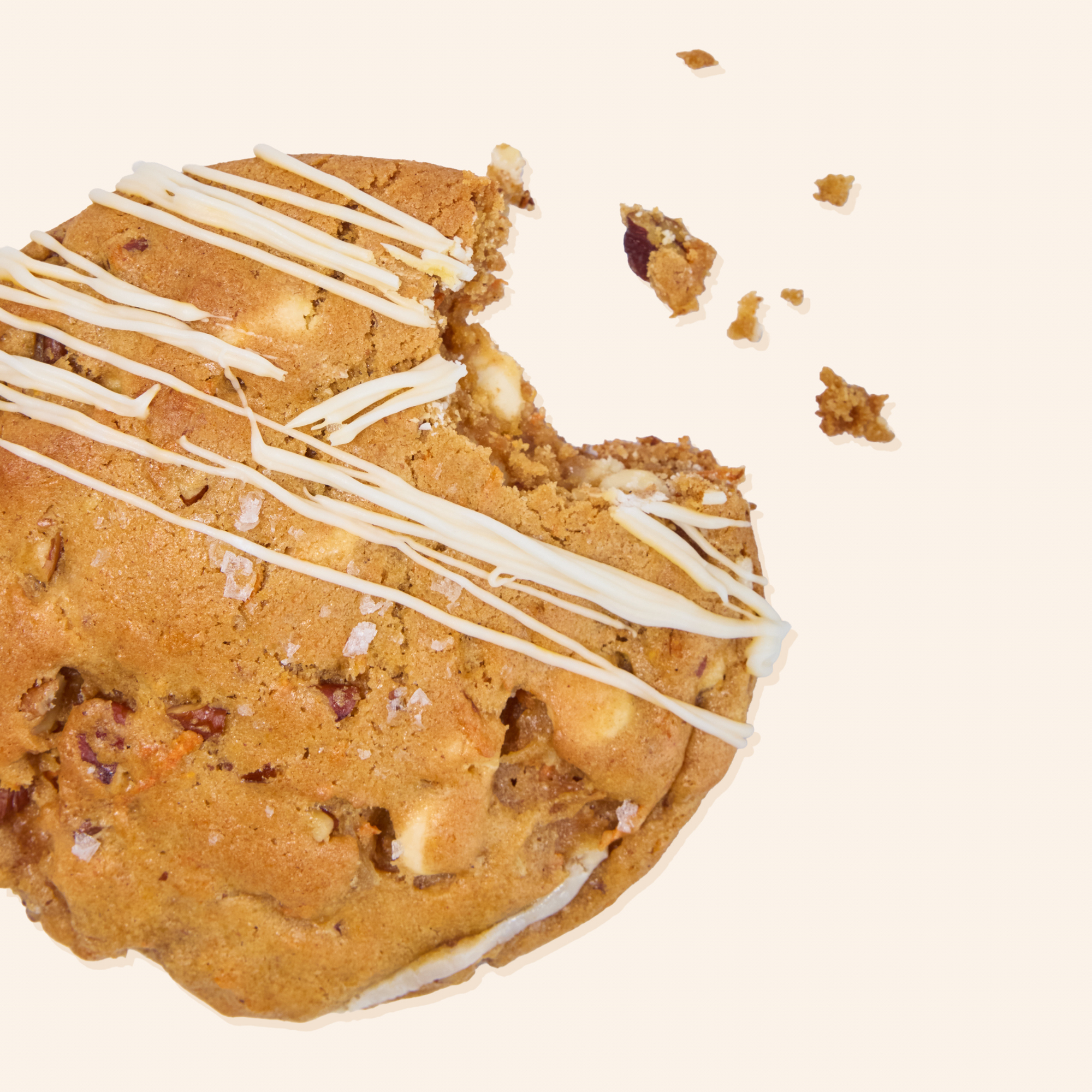Carrot Cake Cookie with Cream Cheese Filling