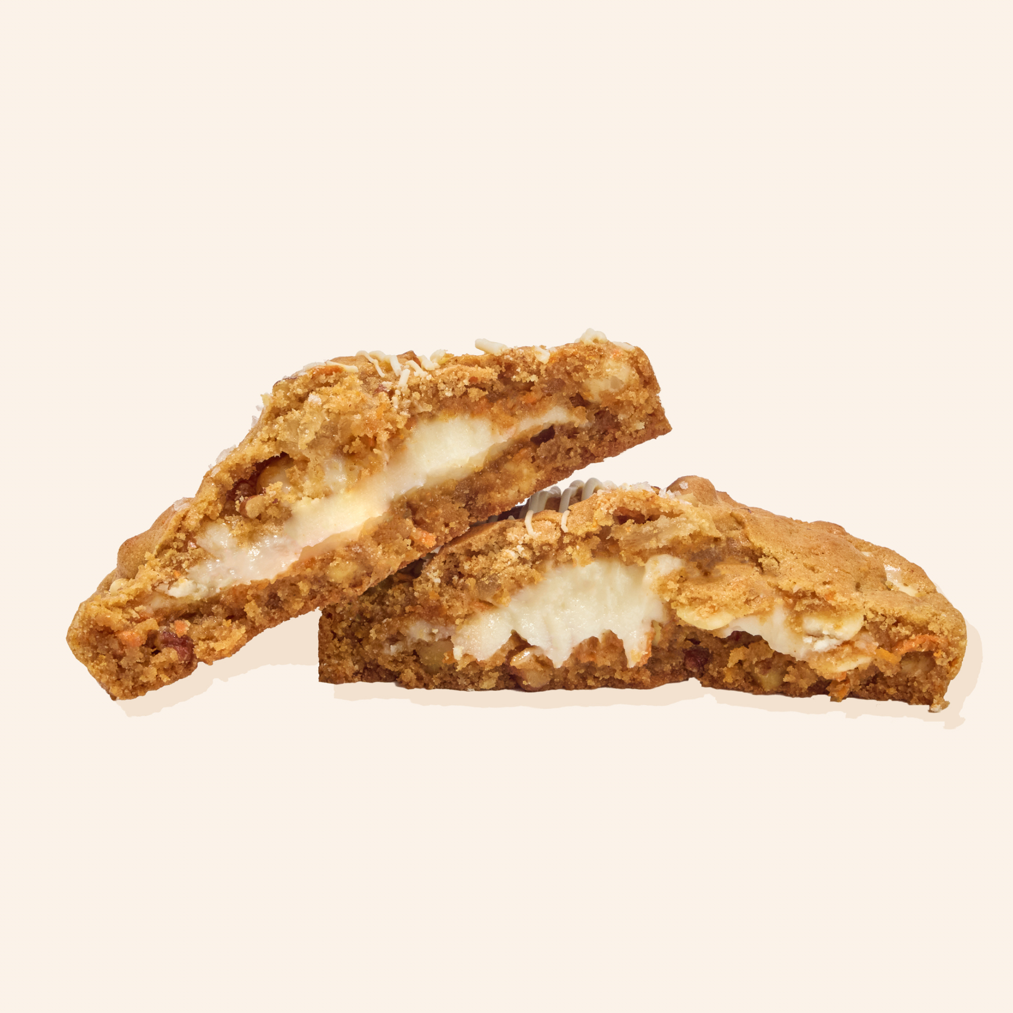 Carrot Cake Cookie with Cream Cheese Filling