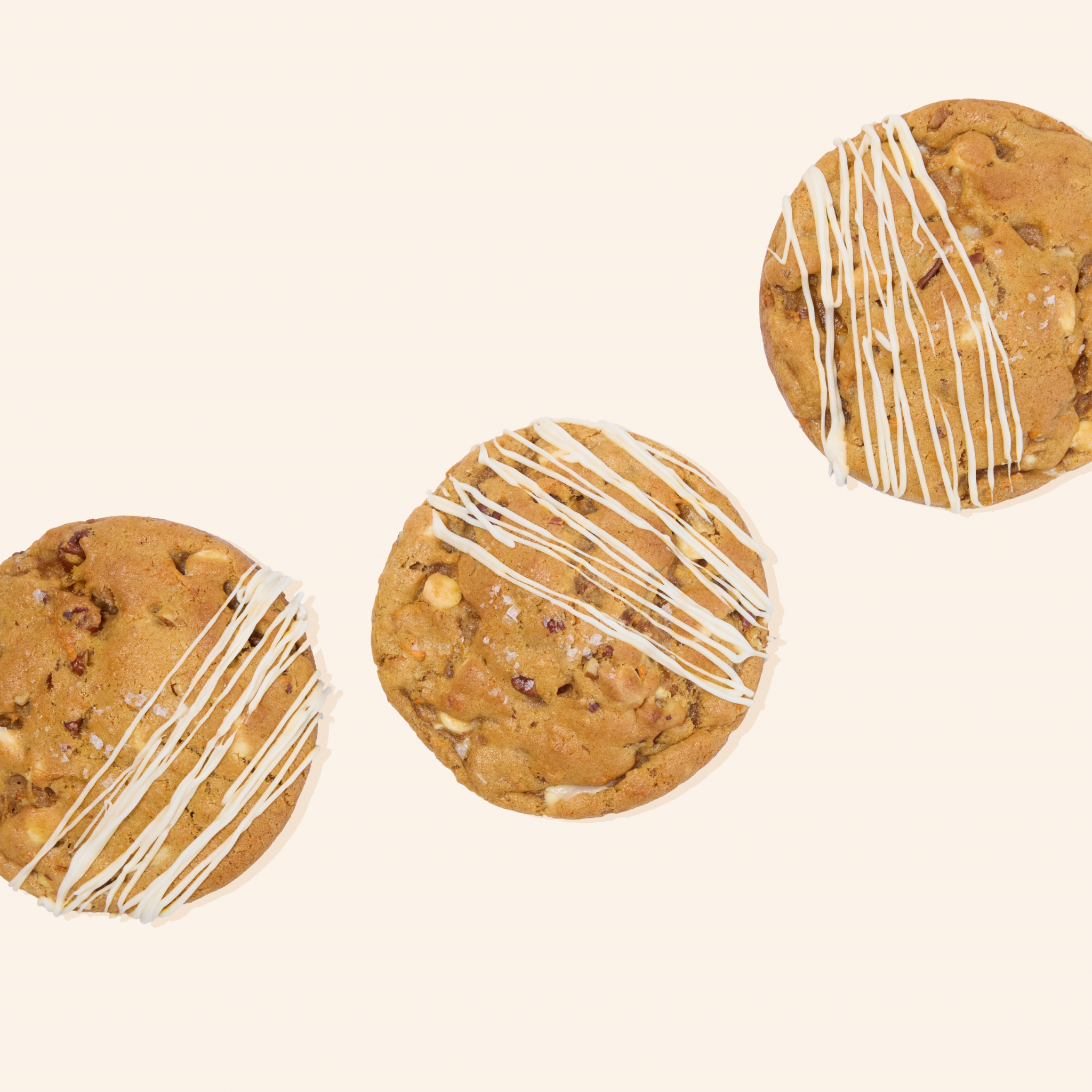 Carrot Cake Cookie with Cream Cheese Filling
