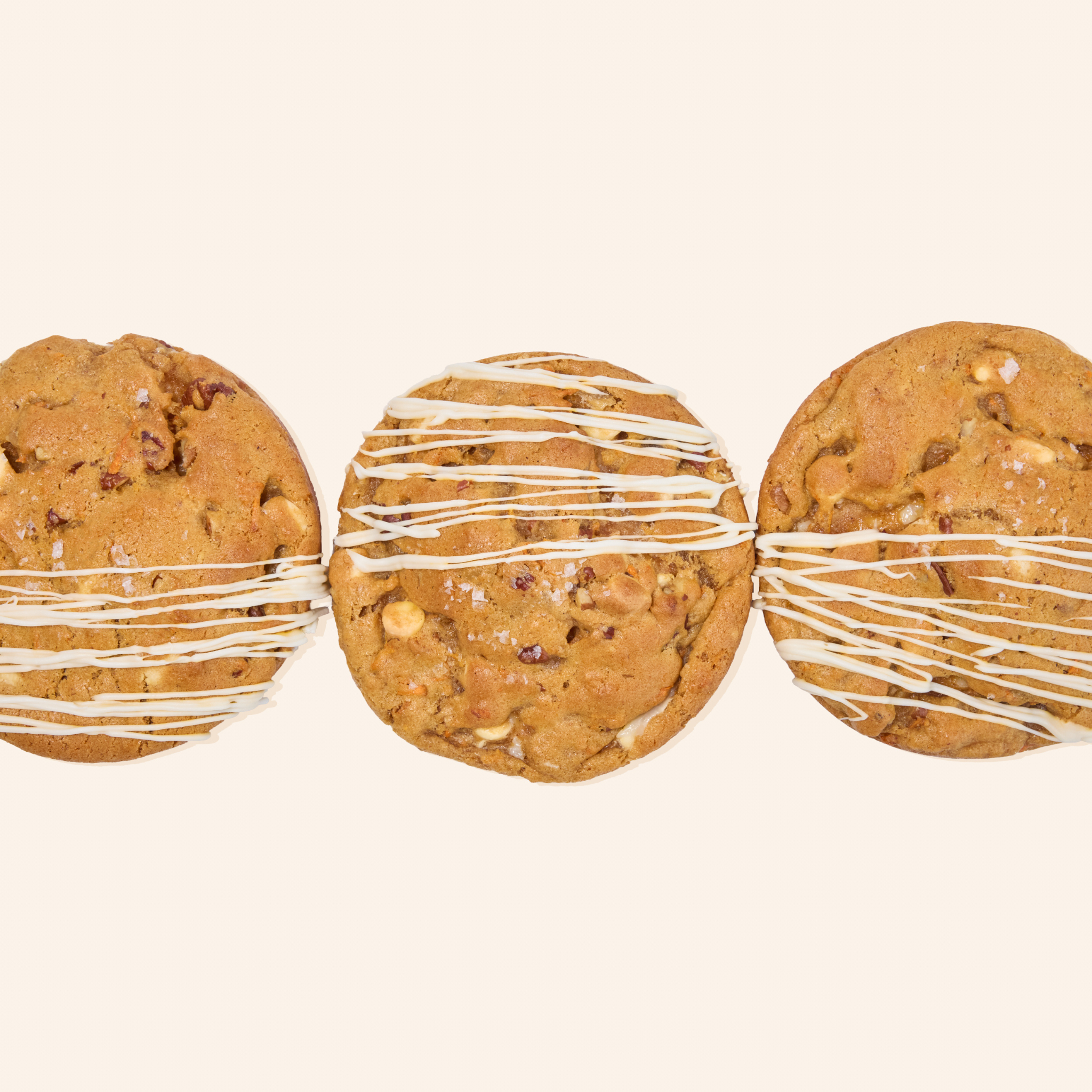 Carrot Cake Cookie with Cream Cheese Filling