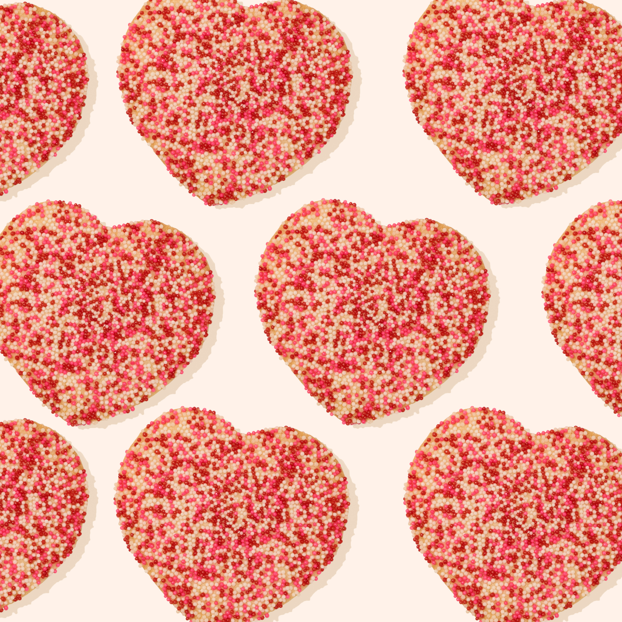Valentine's Heart Sugar Cookies